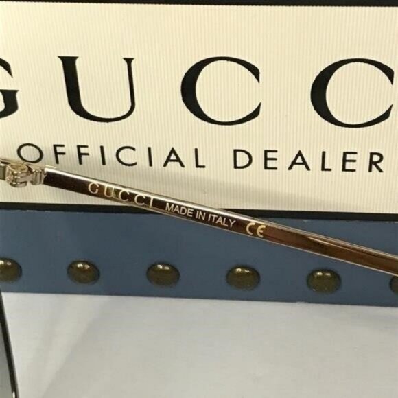 New Authentic Gucci Grey Square Ladies Sunglasses GG0820S 001 63 Made in Italy main image 10